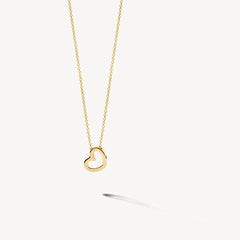 Blush Damen Herz Halskette in 585/14 Karat Gelbgold - 3081YGO