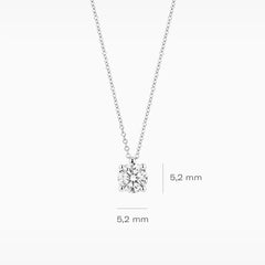 Blush Lab Diamonds Halskette in 14K Weissgold mit laborgegezüchtetem Diamanten - LG3003W