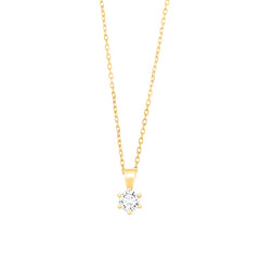 Facet Classic Express Eye Clean Gold Halskette