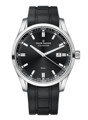 Claude Bernard Aquarider Herren Taucheruhr Schwarz 42 mm
