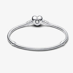 Pandora Moments Silberarmband mit Herz-Verschluss: Liebesbekenntnis - 590719