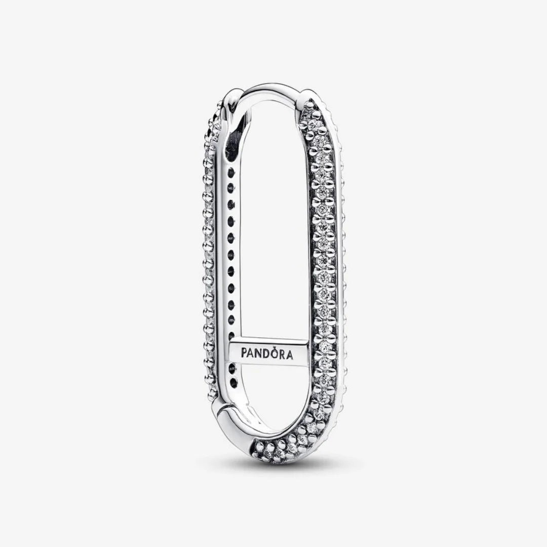 Pandora ME Verlängerter Pavé-Link Einzelner Ohrring für Damen
