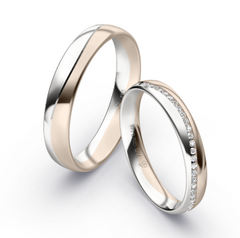 Rauschmayer Trauringe mit 29 Brillanten 0.145 ct. - 72-50032