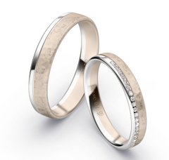 Rauschmayer Trauringe mit 19 Brillanten 0.095 ct. - 73-50033