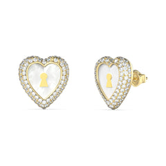 Guess Love Bites Ohrstecker Gold Edelstahl - JUBE06065JWYGT-U