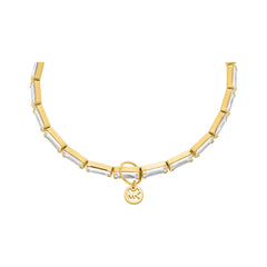 Michael Kors Kors Brilliance Damen Armband aus vergoldetem Messing Goldfarben mit Zirkonia – MKJ8614710