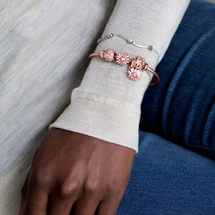 Pandora Charm: Gänseblümchen - Offen Gearbeitetes, Rosévergoldet