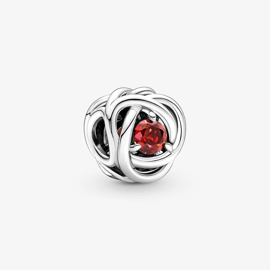 Pandora Charm: Ewigkeitskreis - Farboptionen, Sterling-Silber