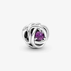 Pandora Charm: Ewigkeitskreis - Farboptionen, Sterling-Silber