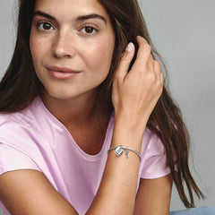 Pandora Charm: Vorhängeschloss & Herzschlüssel - Cubic Zirkonia