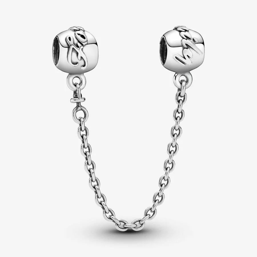 Pandora Komfortkette Charm: Family Forever - Sterling-Silber