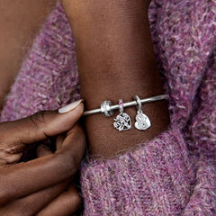 Pandora Linie Clip: Klar Cubic Zirkonia - Sterling-Silber