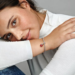 Pendentif Charm Pandora : Coccinelle rouge, émail