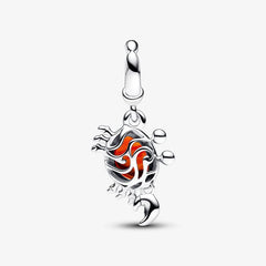 Pandora Disney Charm-Anhänger: Sebastian - Orange Murano-Glas