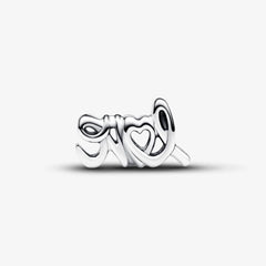 Pandora Charm: Handgeschriebenes Liebe „love“ - Sterling-Silber