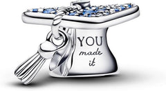 Pandora Moments Funkelnde Blaue Absolventenmütze 2026 Charm - 794461C01