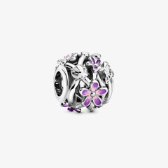 Pandora Charm Lila Gänseblümchen, Purpur, Emaille