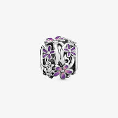 Pandora Charm Lila Gänseblümchen, Purpur, Emaille