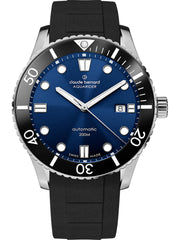 Claude Bernard Aquarider Herren Automatik Blau 43 mm