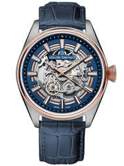Claude Bernard Proud Heritage Herren Skeleton Blau 42 mm