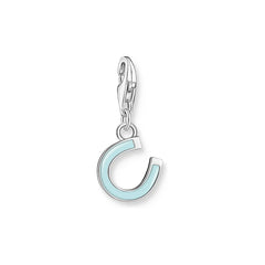 Thomas Sabo Charm-Anhänger Blaues Emaille-Hufeisen - 2019-007-17