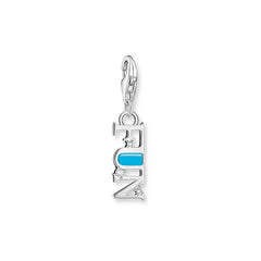 Thomas Sabo Charm-Anhänger Blaue Emaille "Fun" - 2009-041-17