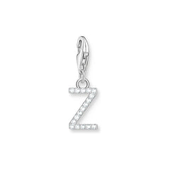 Thomas Sabo Charm-Anhänger Buchstabe Z mit Weissen Steinen Silber - 1963-051-14