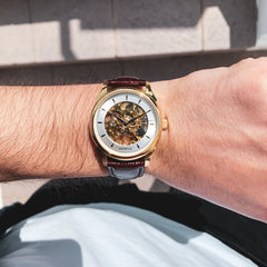 Residence Watches Night Walk Watch Farbig Gold 38mm Herrenuhr