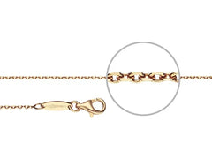 Der Kettenmacher Ankerkette für Frauen - Gold Ketten - A3-38G