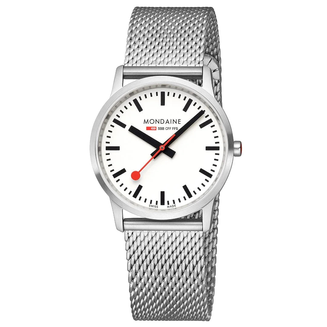 Mondaine Simply Elegant Herrenuhr aus Edelstahl, 36 MM - A400.30351.16SBZ