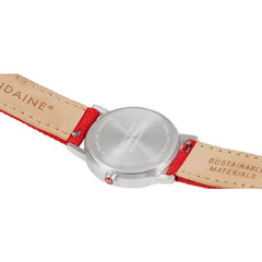 Mondaine Classic Damenuhr in Rot, 30 MM - A658.30323.17SBC