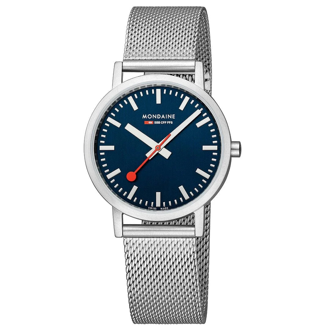 Mondaine Classic Damenuhr aus Edelstahl, 36 MM - A660.30314.40SBJ