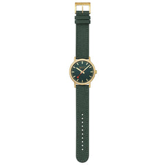 Mondaine Classic Herrenuhr aus Waldgrünes Textil, 40 MM - A660.30360.60SBS