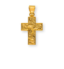 Anhänger Kreuz Gelbgold 750