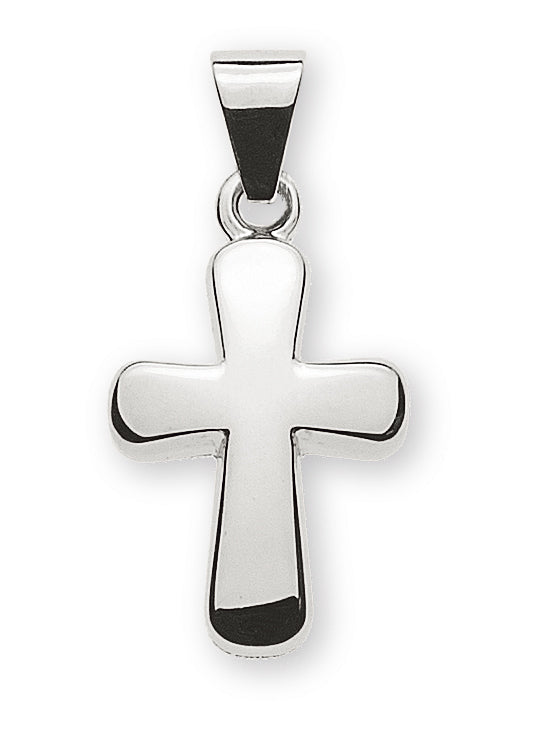 Anhänger Balkenkreuz Weissgold 750
