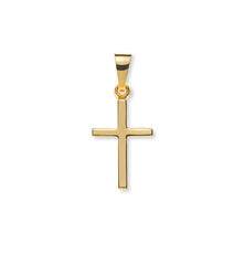 Anhänger Balkenkreuz Gelbgold 375 poliert