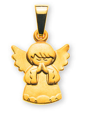 Anhänger Engel Gelbgold 750