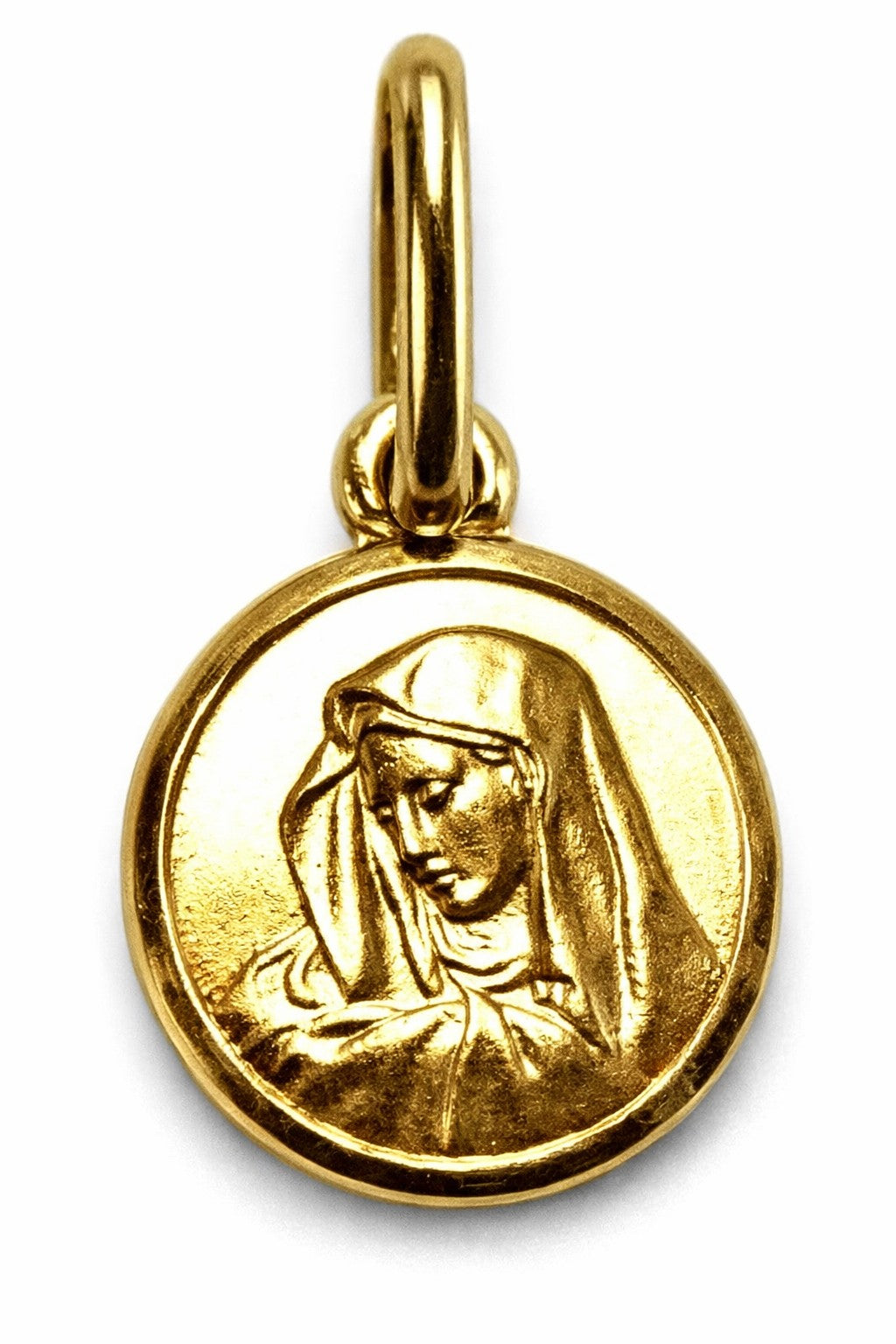 Anhänger Medaille Dolorosa Gelbgold 750 8 mm