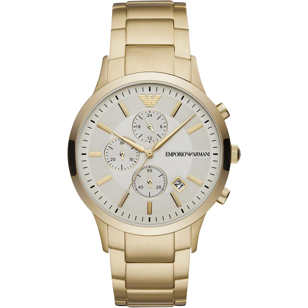 Emporio Armani Renato Chronograph Herrenuhr in Gold - AR11332