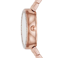 Emporio Armani Damenuhr - Roségold / Weiss - AR11462
