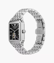 Emporio Armani AR60059 Automatikuhr Herren – Edelstahl Silber, 36 mm, Luxus Designeruhr mit Originalbox & Garantie