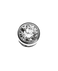 Anhänger Solitär Zargenfassung Weissgold 750 H-SI 0.20 ct.