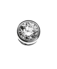 Anhänger Solitär Zargenfassung Weissgold 750 H-SI 0.25 ct.
