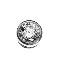 Anhänger Solitär Zargenfassung Weissgold 750 H-SI 0.33 ct.
