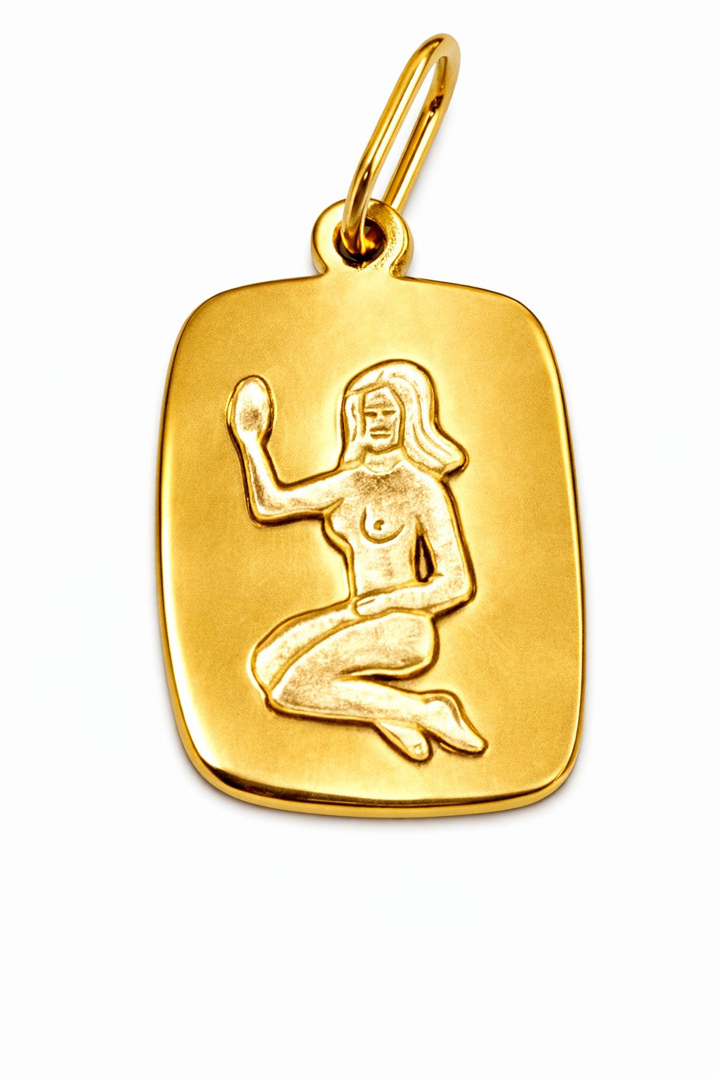 Anhänger Sternzeichen Jungfrau Gelbgold 750