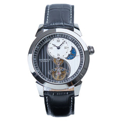 Residencewatches Yin Yang Automatik Silber, 44mm Herrenuhr