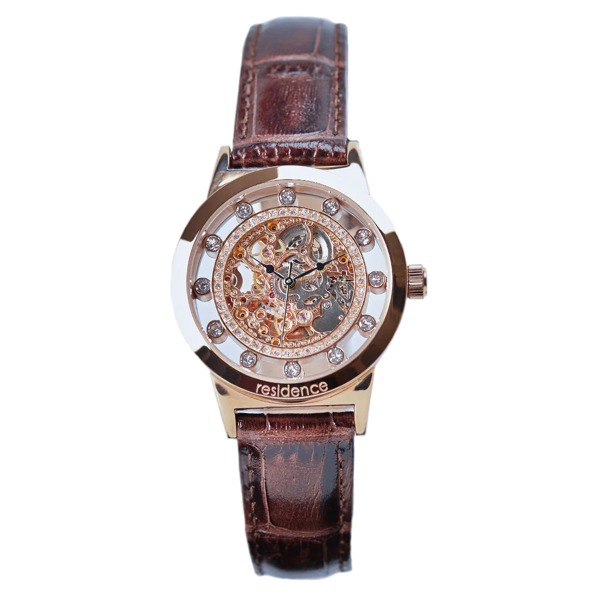 Residence Luzern Automatik Damenuhr in Rosé
