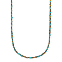 AZE Jewellery Herren Edelsteinkette Türkis