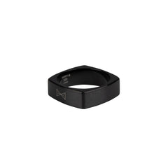 AZE Jewellery Herrenring Carre Noir Schwarz