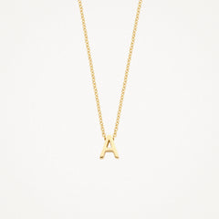 Collier Lettre Blush - Or jaune (14 carats)